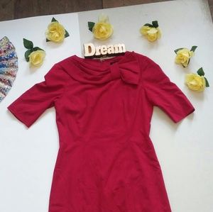 Tahari  Women's cherry Red Dress